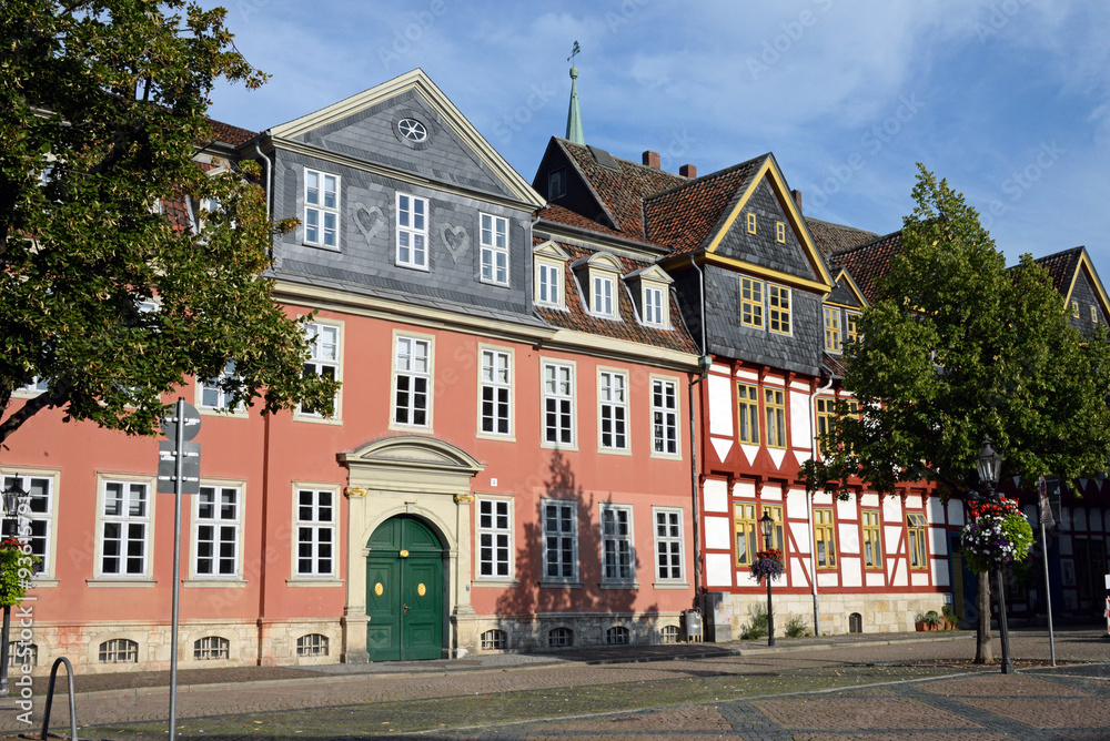 Historische Häuserzeile in Wolfenbüttel