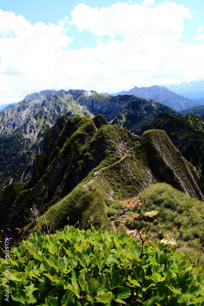 Naklejka premium Blick Richtung Hochplatte