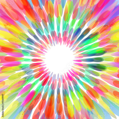 Abstract colorful flower, celebration background