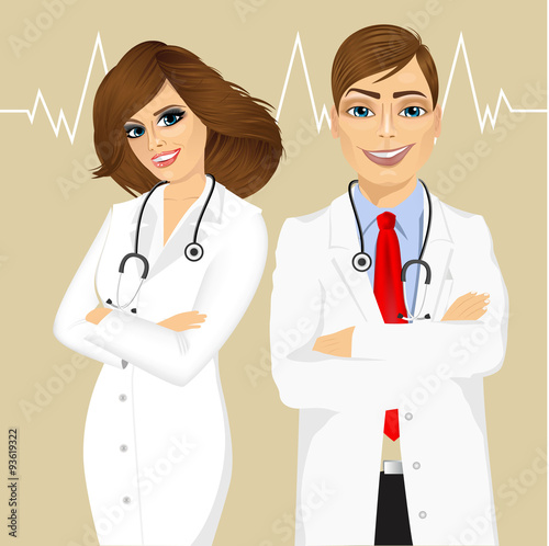 experienced male and female doctors
