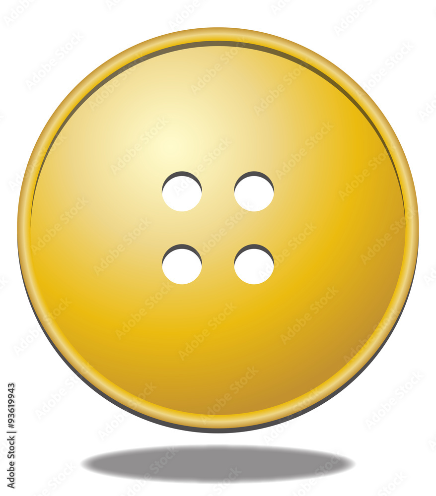 Fototapeta premium Gold Button