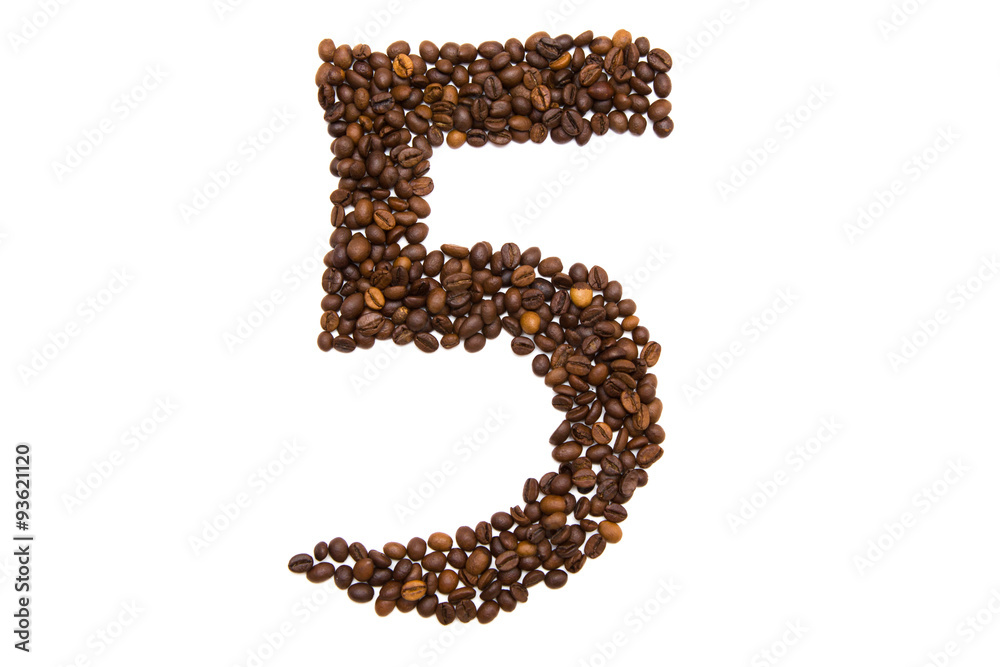 number five of coffee beans
