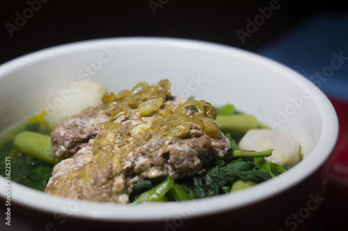 crab soup cook ( vietnam food )
