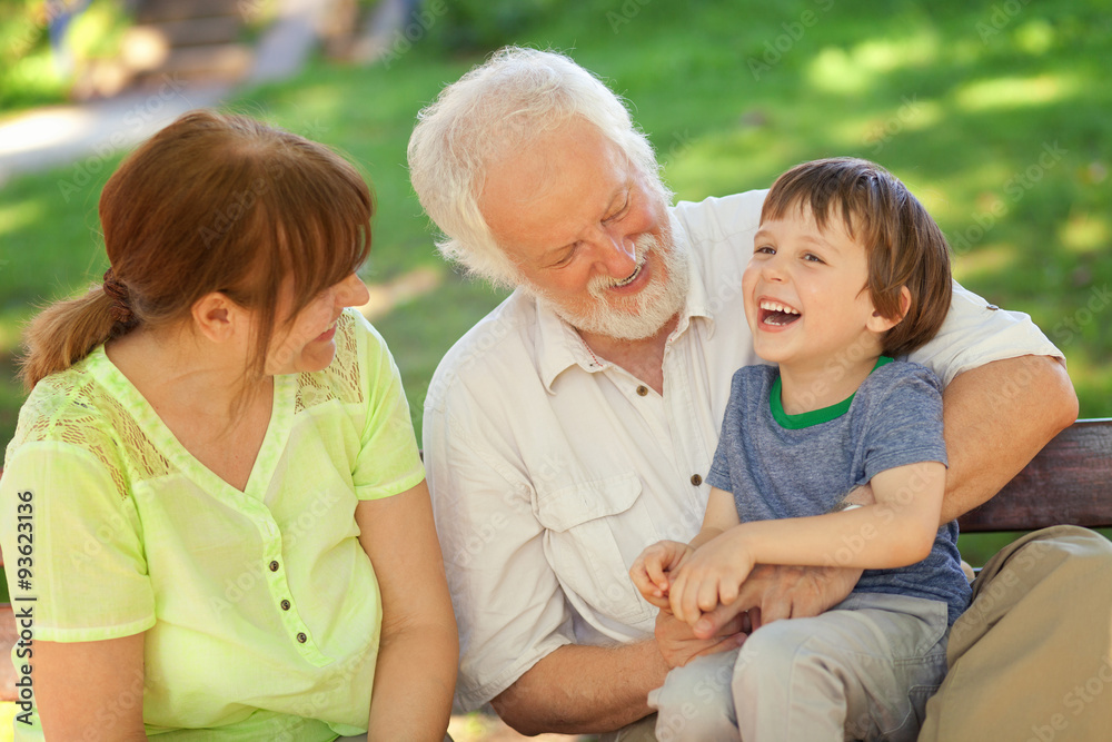 Great time with grandparents Great time with grandparents