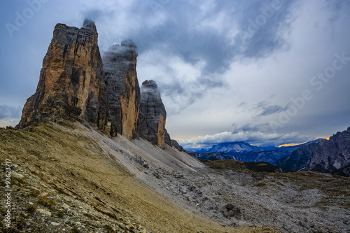 Tre Cime di Lavaredo, Dolomites, Italy 
