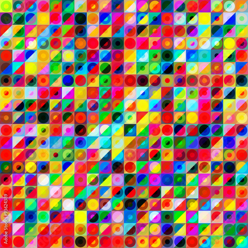 Abstract colorful geometric background