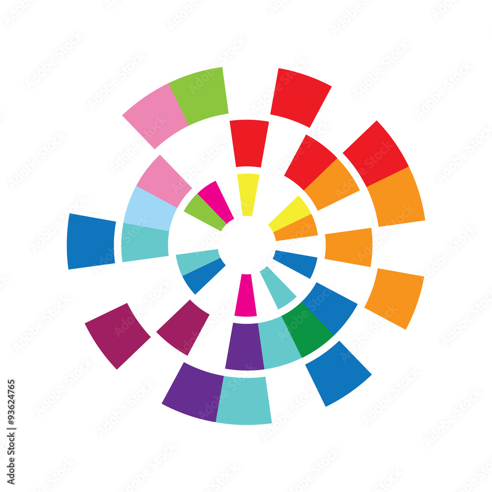 Circle Colorful Spectrum Circle Colorful Spectrum