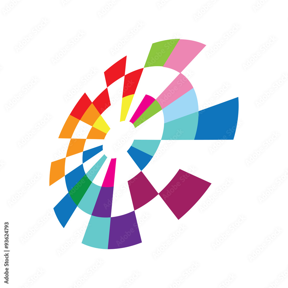 Fototapeta premium Colorful Circle Spectrum