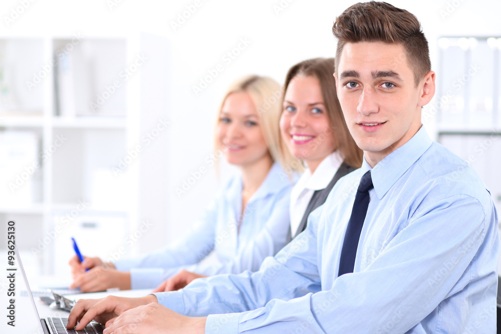 Obraz premium Business people at meeting