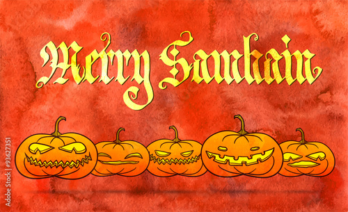 Merry Samhain greeting card photo