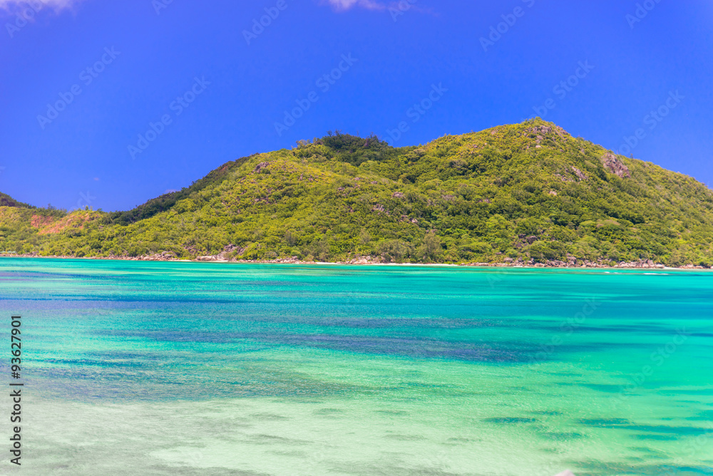 Beautiful Coast of Praslin, Seychelles