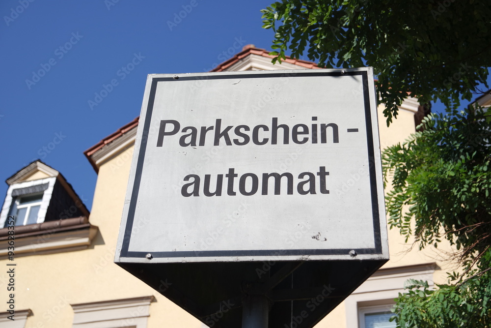 Obraz premium Parkscheinautomat