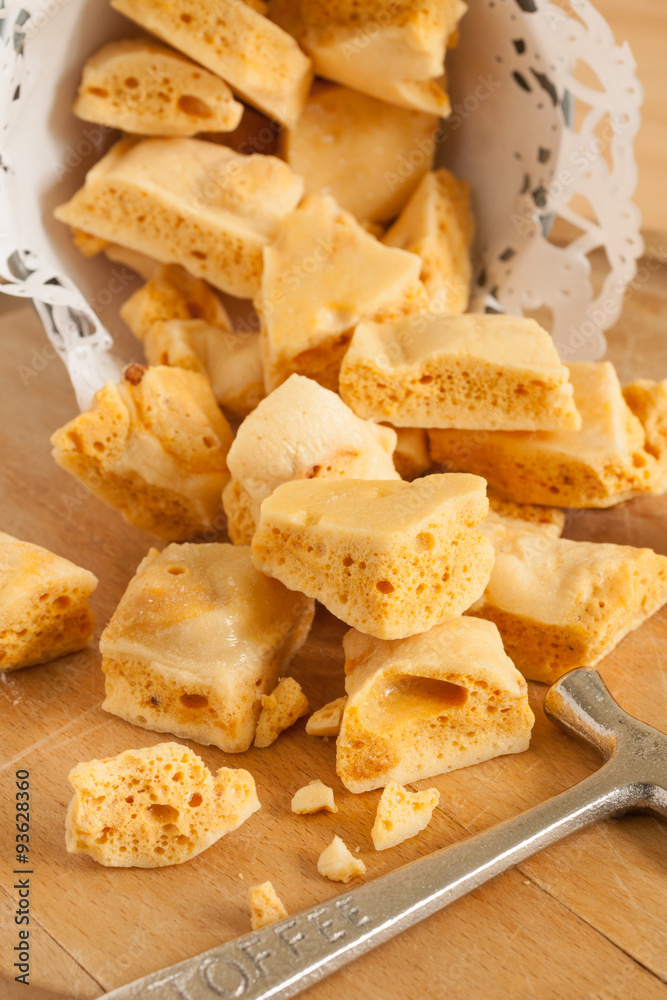 Honeycomb or Cinder Toffee Honeycomb or Cinder Toffee