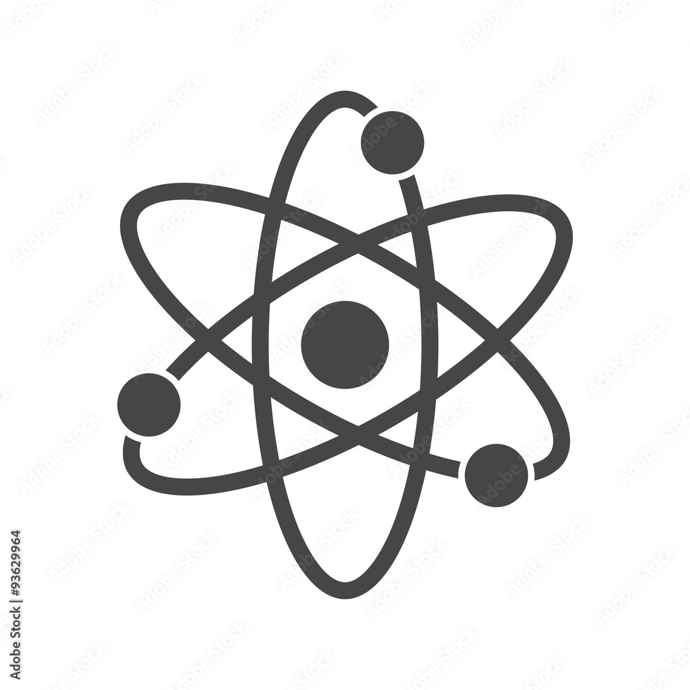 Atom icon - obrazy, fototapety, plakaty 