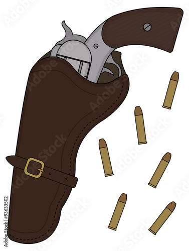 Wild west revolver