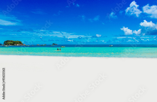 Fototapeta Naklejka Na Ścianę i Meble -  Beautiful beach, Island Praslin - Seychelles