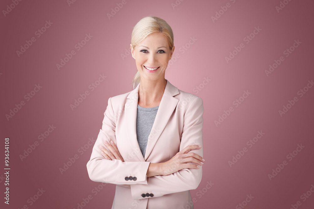 Fototapeta premium Beautiful businesswoman portrait