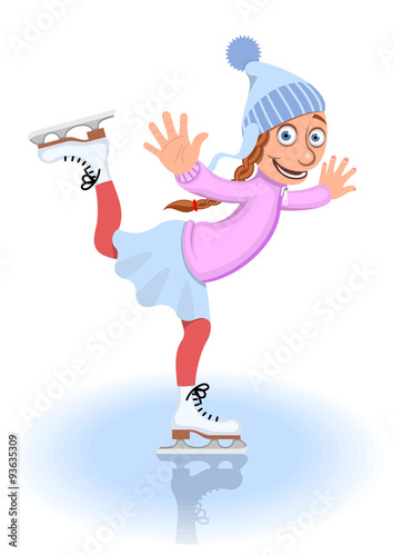 Ice skating