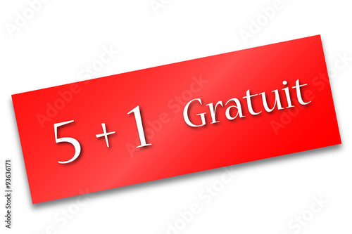 5 +1 gratuit