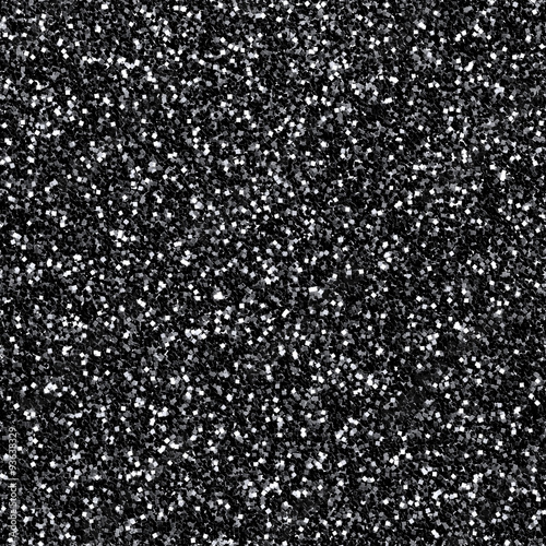 Black glitter texture. Seamless pattern © Ron Dale