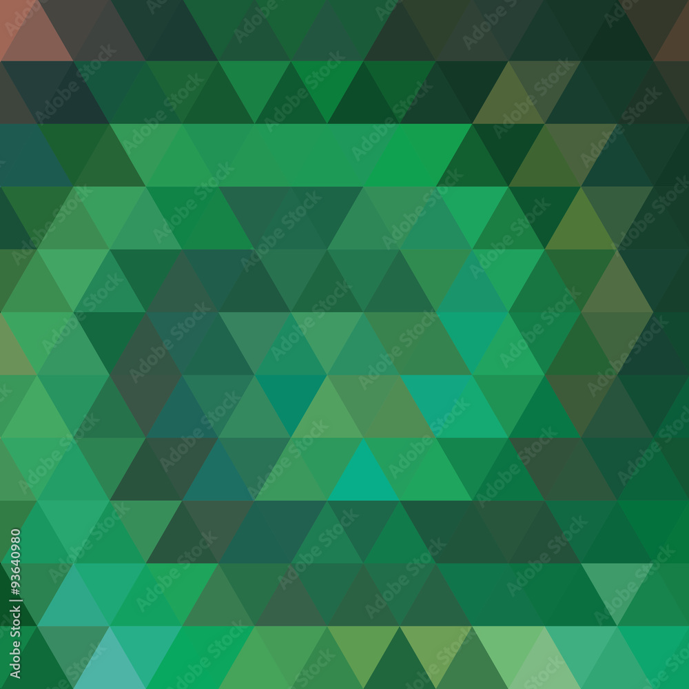 abstract background consisting of dark green triangles abstract background consisting of dark green triangles