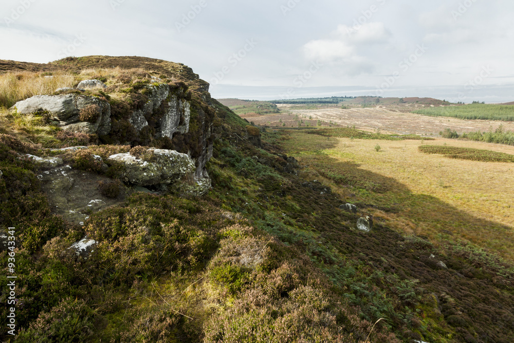 Great Wanney Crag. Northumberland. England. UK.