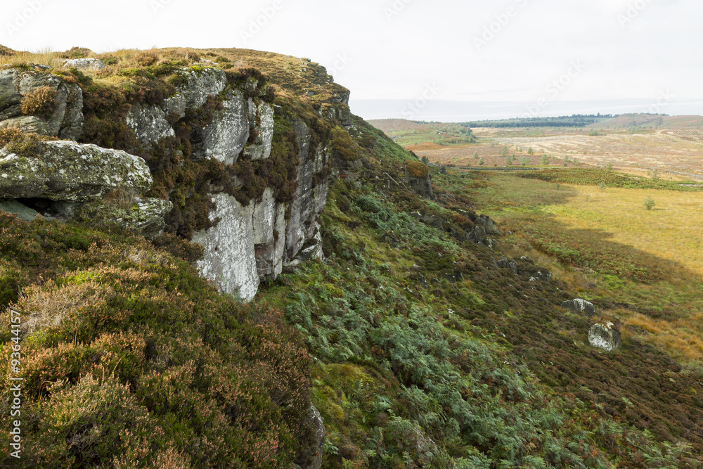 Great Wanney Crag. Northumberland. England. UK.