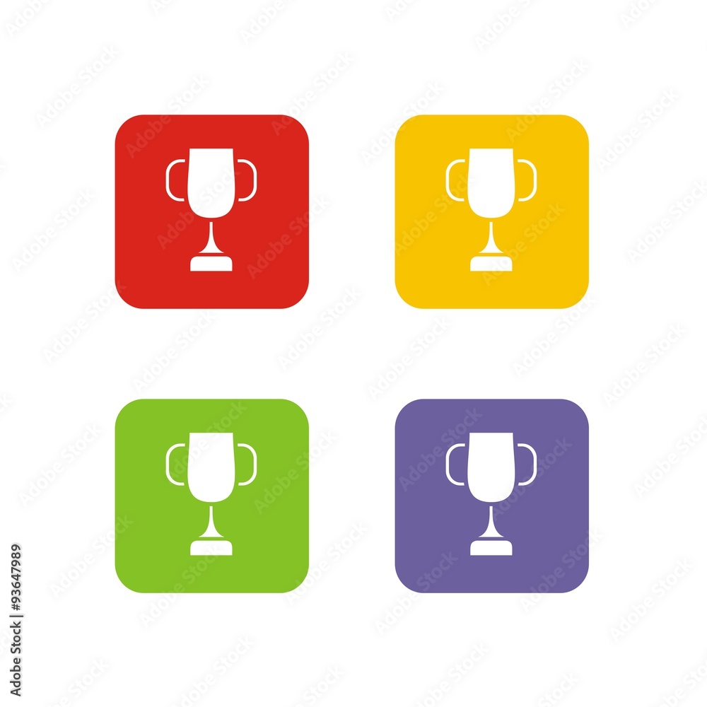 Icono trofeo mod2 colores cuadro Icono trofeo mod2 colores cuadro