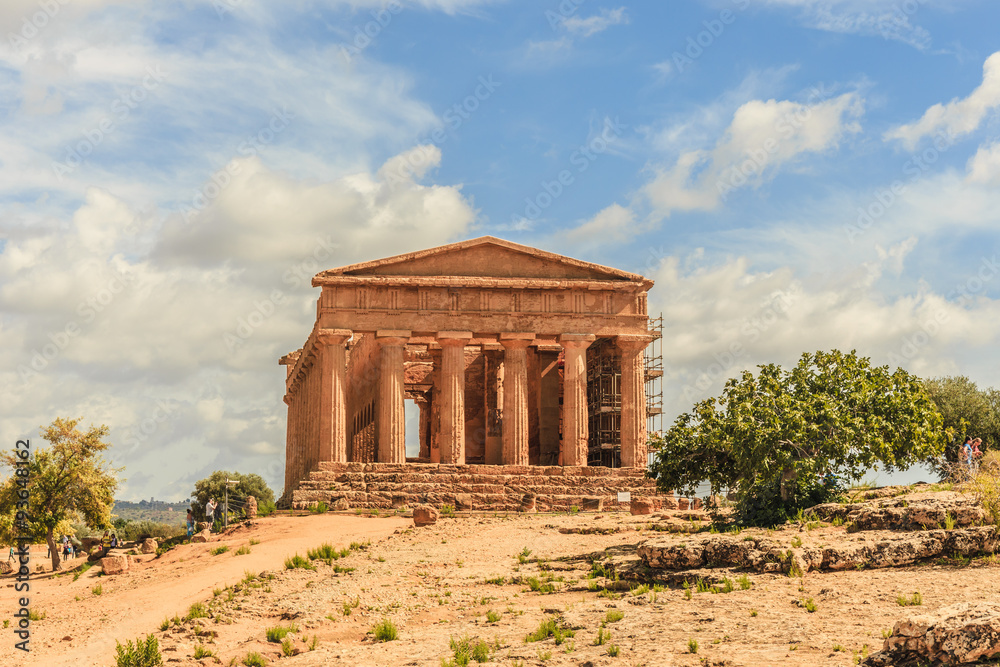 Valley of Temples, Agrigento Sicily in Italy