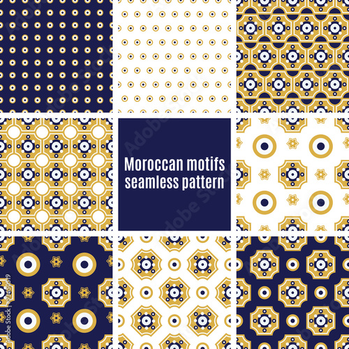 Portuguese Azulejos set of patterns