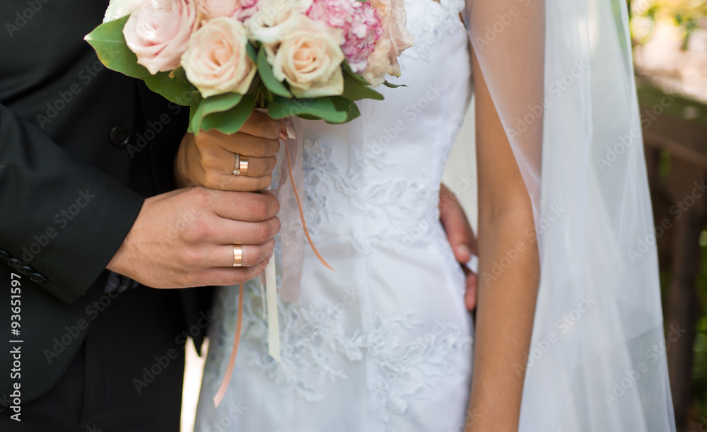 Naklejka premium wedding couple