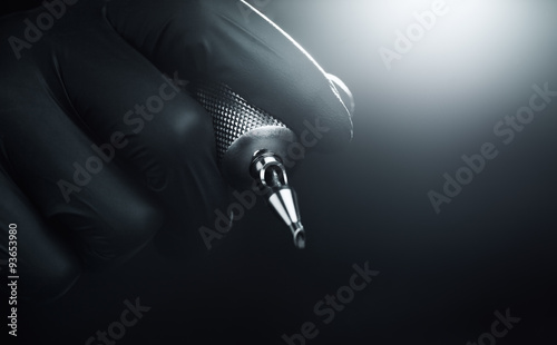 Closeup tattoo machine
