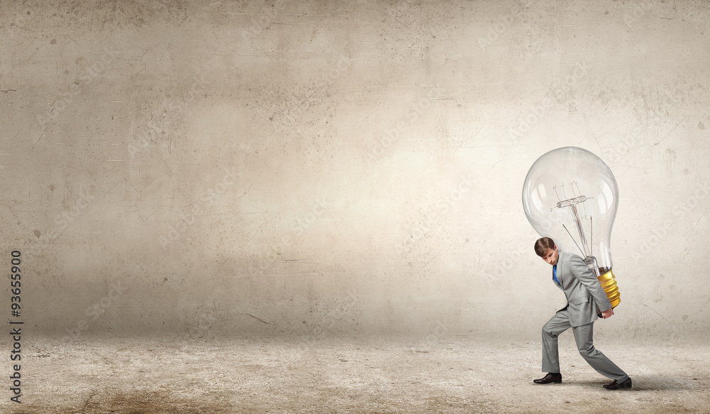 Obraz premium Carrying out an idea