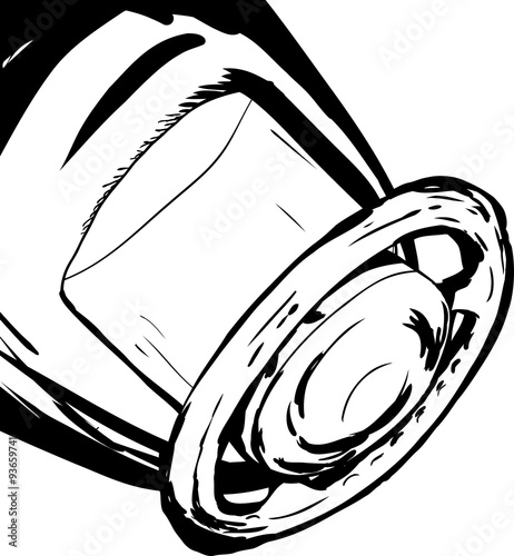 Outlined Thumb Drive Pun