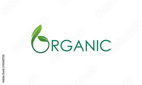 organic leaf logo © christopherart
