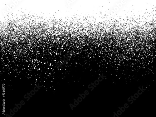 sprayed paint gradient detail in white over black