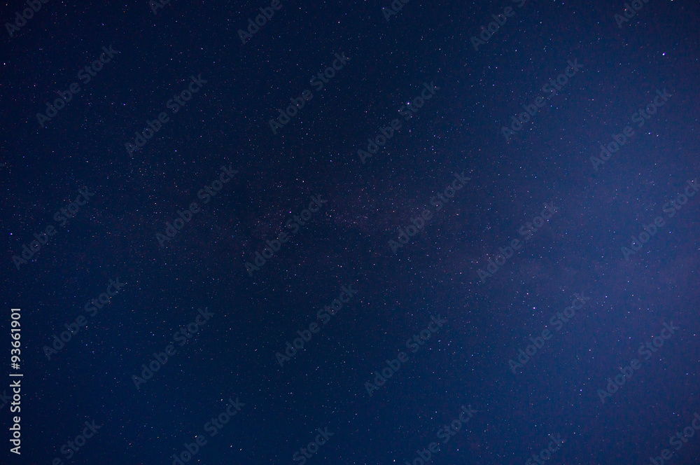 Fototapeta premium Amazing view of night sky full of stars and milky way