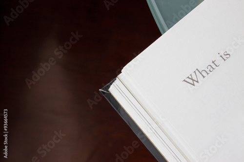 Close-up of english books 