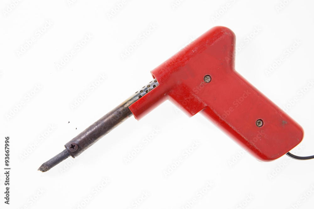 New red soldering gun New red soldering gun