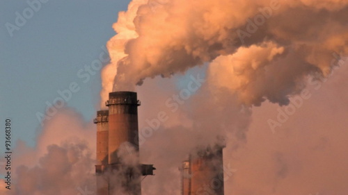 Smoke Stacks pollution global warming climate change HD