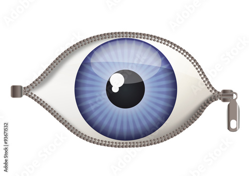 Oeil Fermeture eclaire