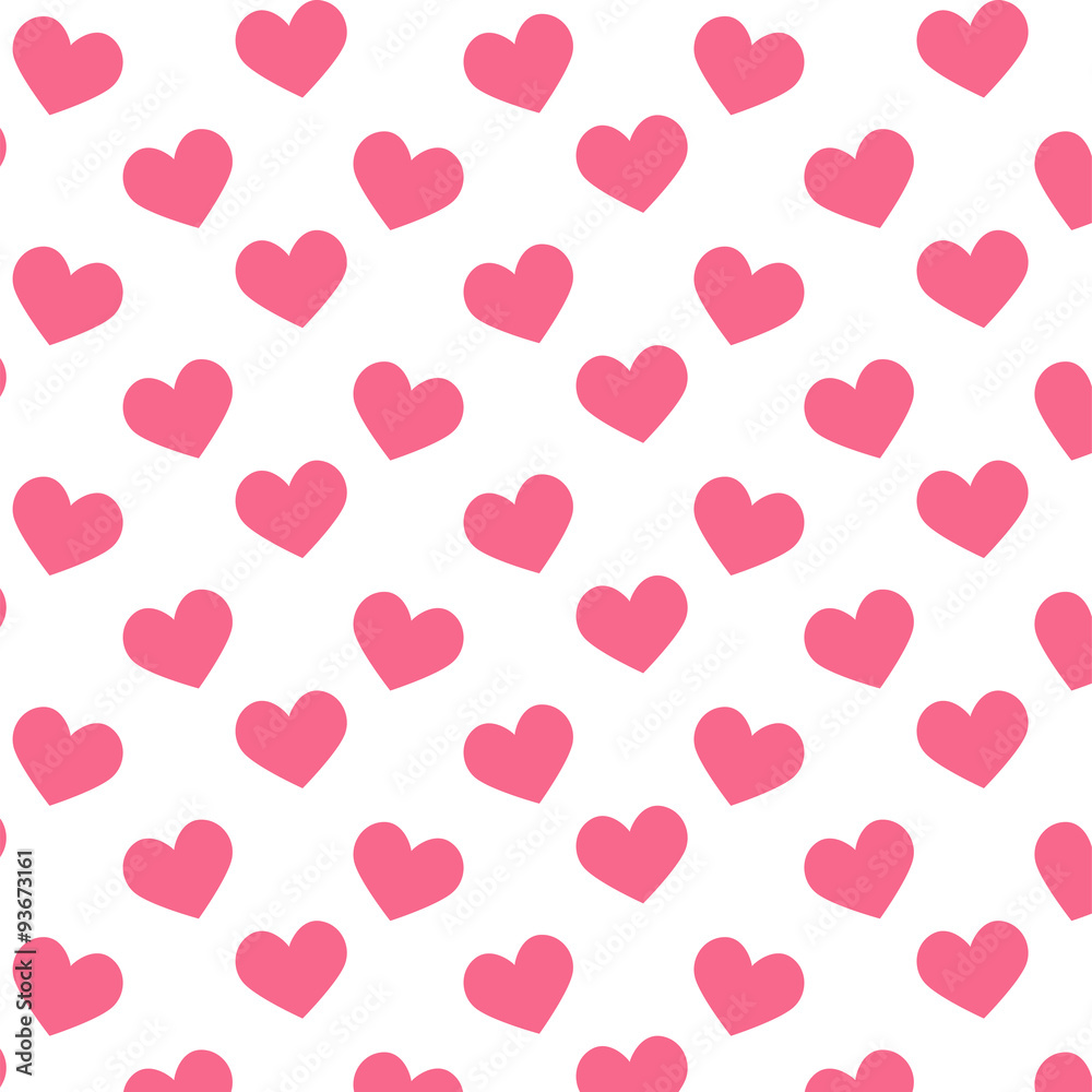 Seamless pattern with hearts.Vector illustration