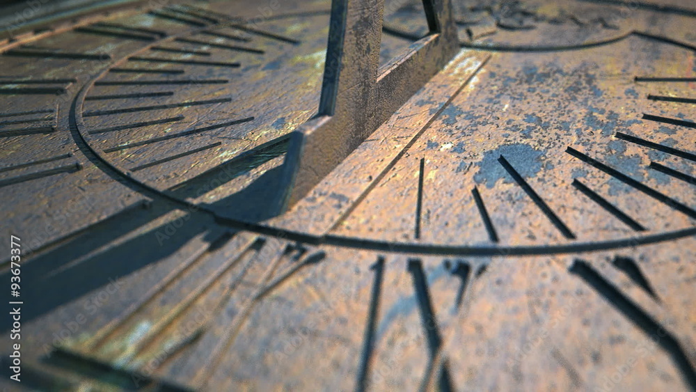 sundial slight timelapse close up