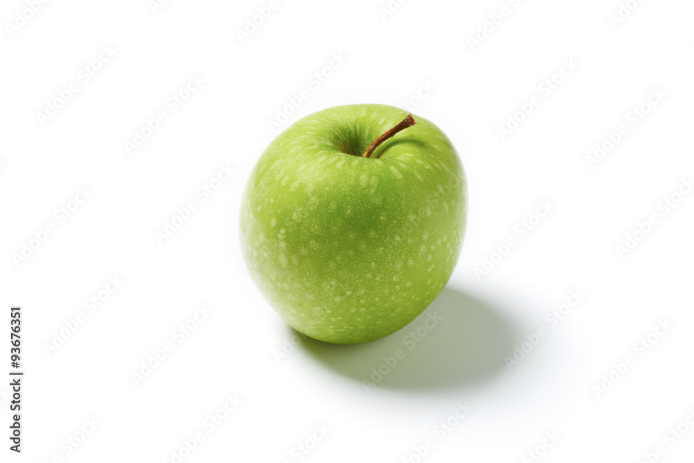 Green apple isolated on white background Green apple isolated on white background