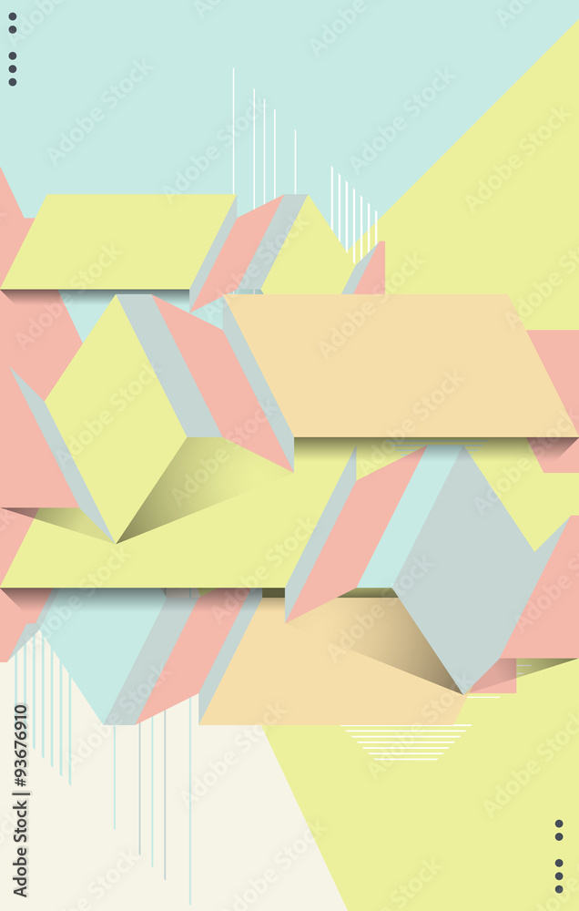 Abstract paper origami background. Abstract paper origami background.