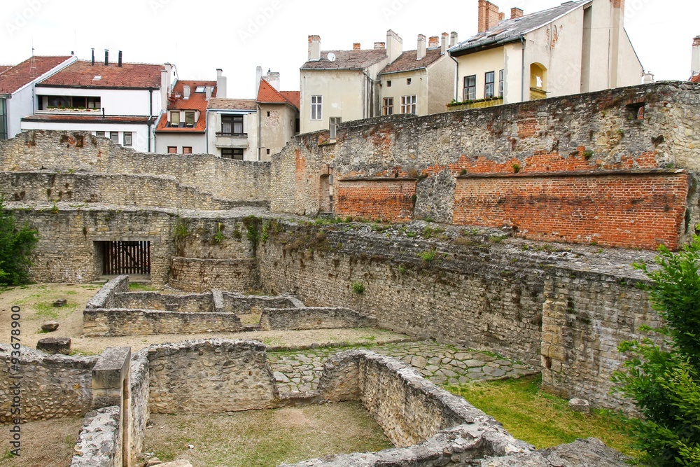Archeological site in Sopron