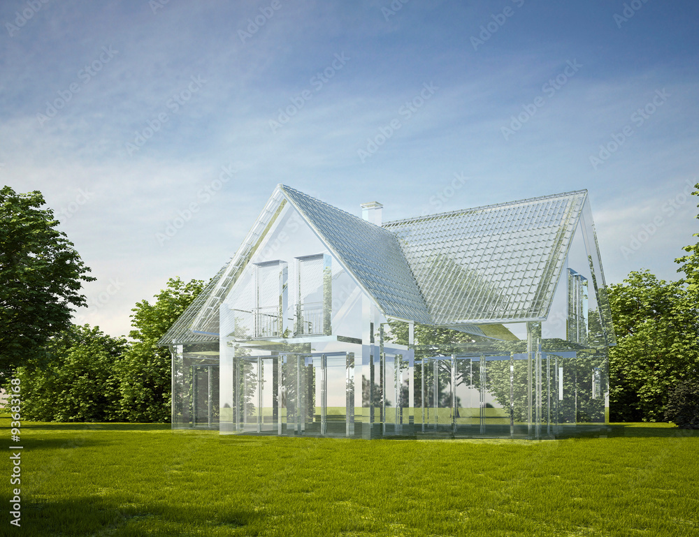 Naklejka premium Haus Standard Glas