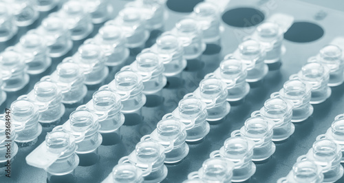 Foto PCR samples ready for a analyzing