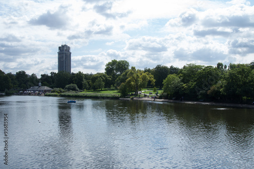 Lake in Hyde Park London