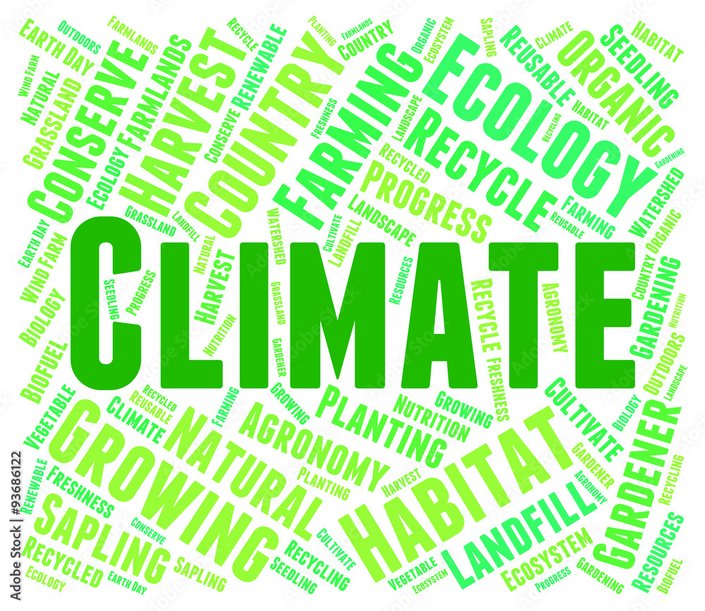 Climate Word Means Weather Patterns And Clime Climate Word Means Weather Patterns And Clime